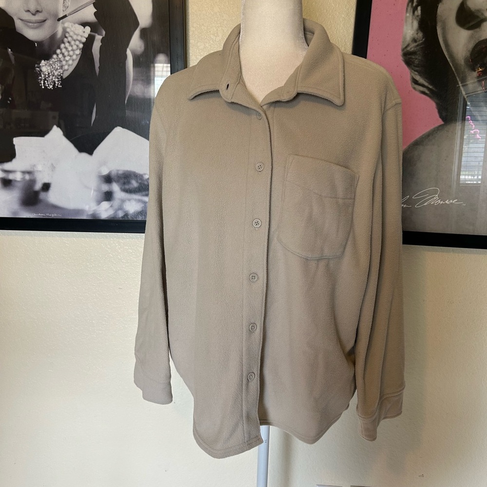 GAP Cream Fleece Jacket
